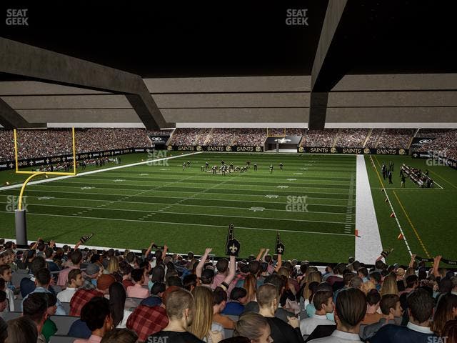 Caesars Superdome - Section 154 Seat View