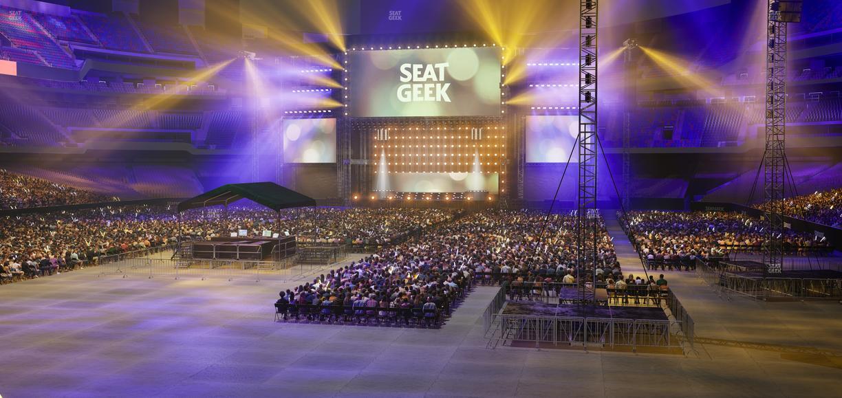 Caesars Superdome - Section 154 Seat View