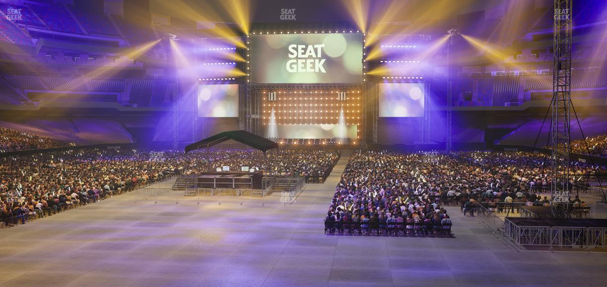 Caesars Superdome - Section 155 Club Seat View