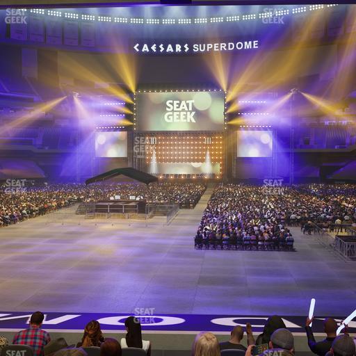 Caesars Superdome - Section 155 Club Seat View