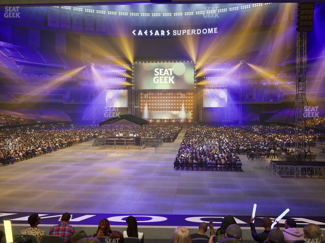 Caesars Superdome - Section 155 Club Seat View Caesars Superdome - Section 155 Club Seat View