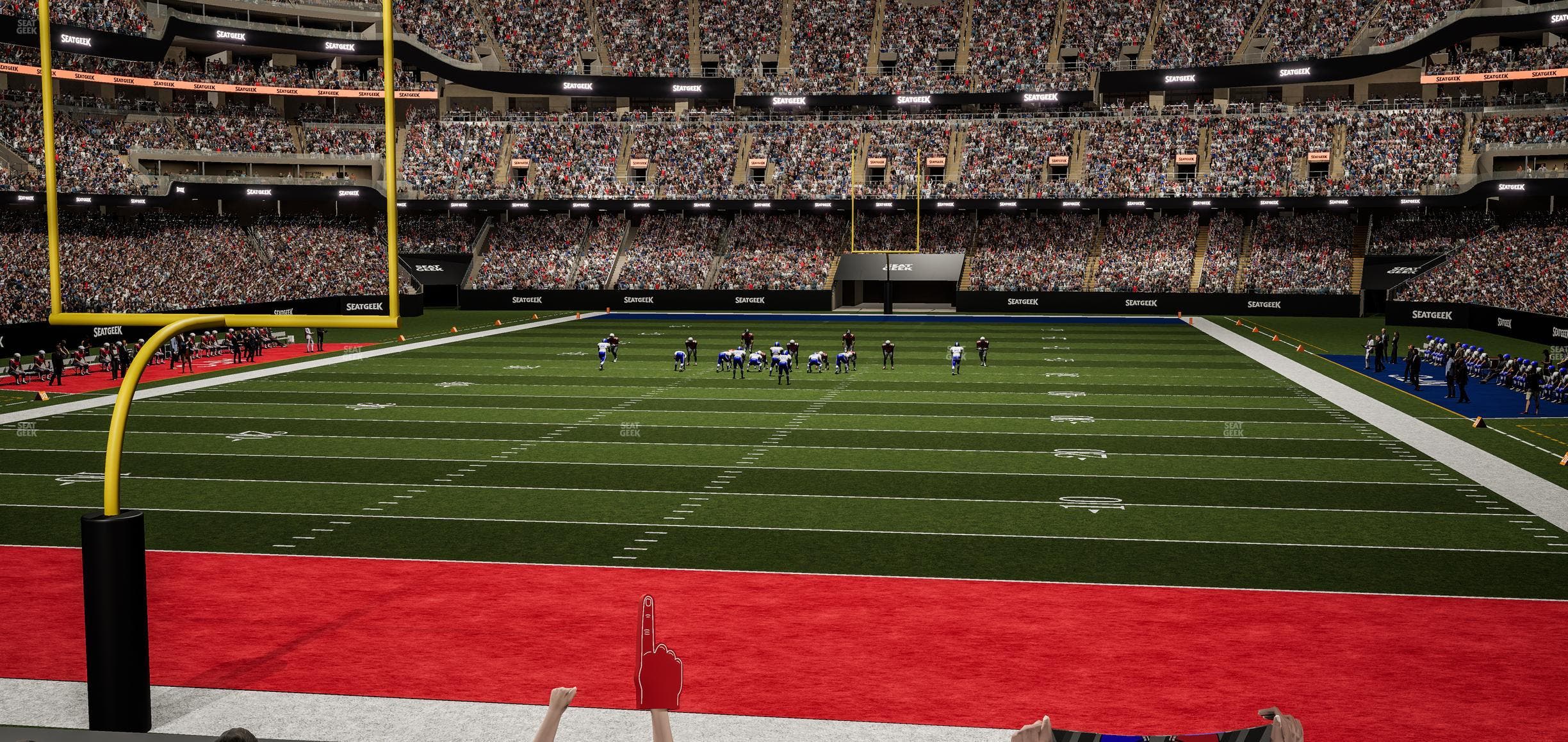 Caesars Superdome - Section 155 Club Seat View