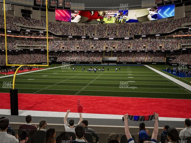 Caesars Superdome - Section 155 Seat View Caesars Superdome - Section 155 Seat View