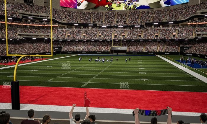 Caesars Superdome - Section 155 Seat View