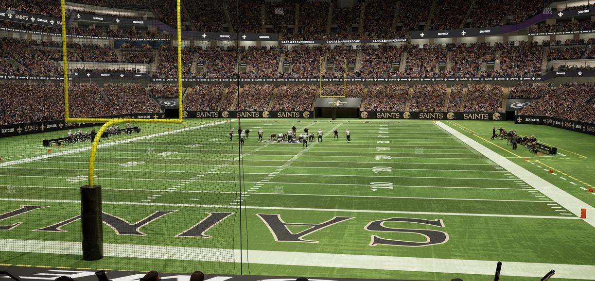 Caesars Superdome - Section 155 Seat View