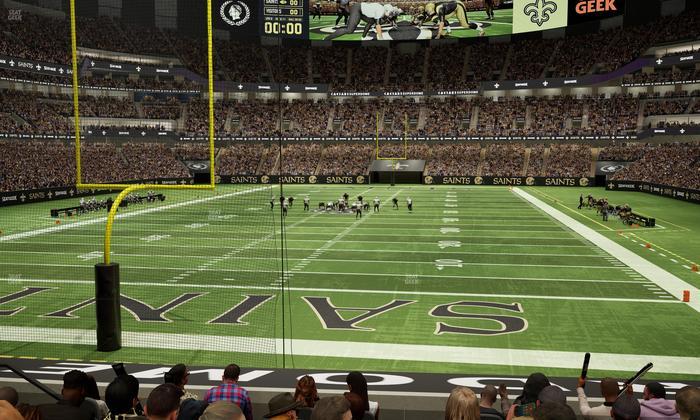 Caesars Superdome - Section 155 Seat View