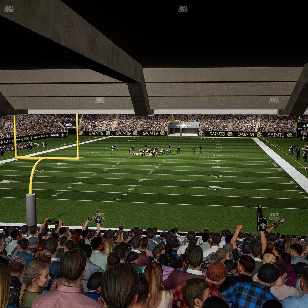 Caesars Superdome - Section 155 Seat View
