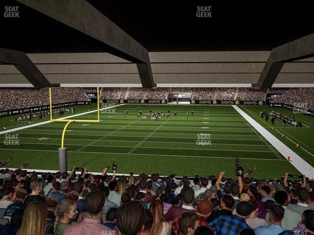 Caesars Superdome - Section 155 Seat View