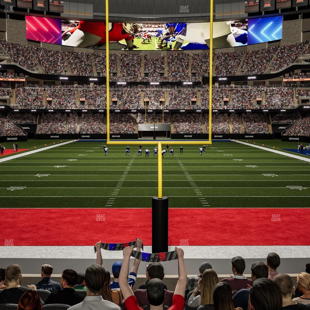 Caesars Superdome - Section 156 Club Seat View