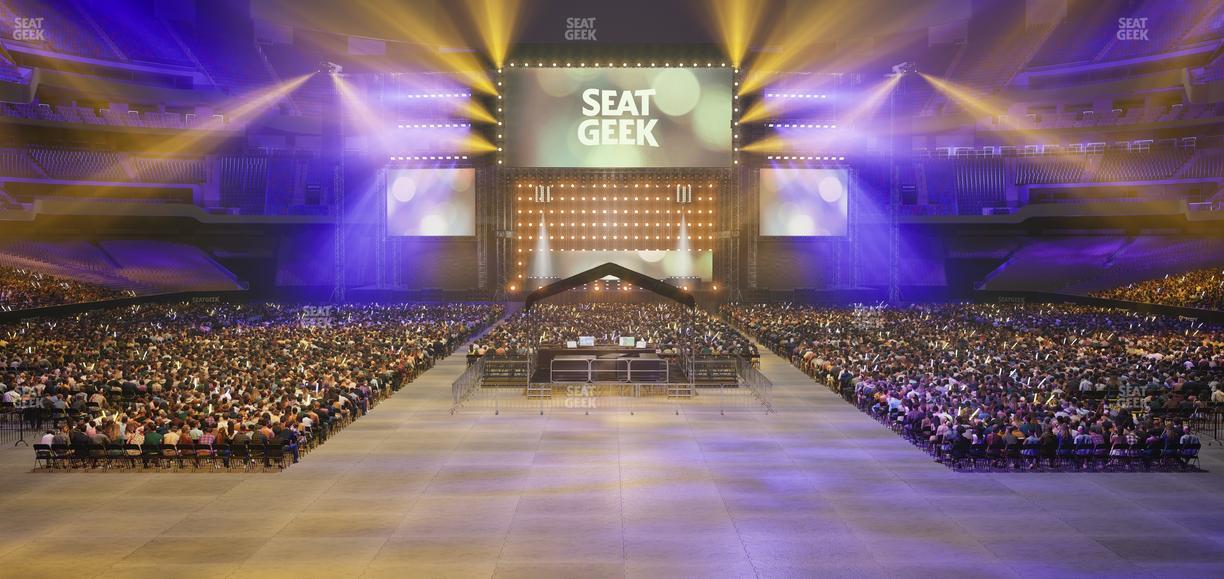 Caesars Superdome - Section 156 Club Seat View