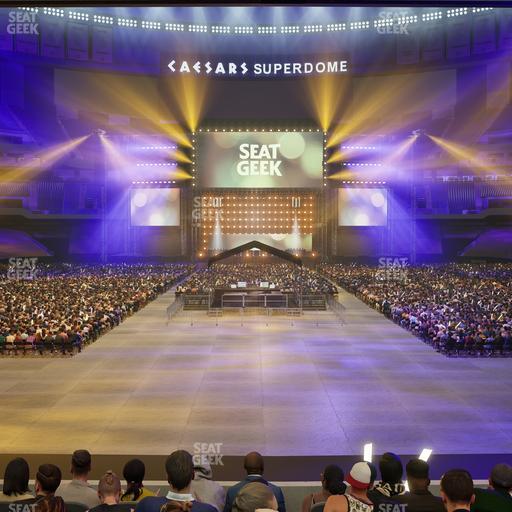 Caesars Superdome - Section 156 Club Seat View