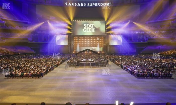 Caesars Superdome - Section 156 Club Seat View