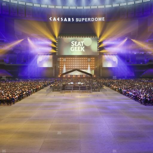 Caesars Superdome - Section 156 Club Seat View