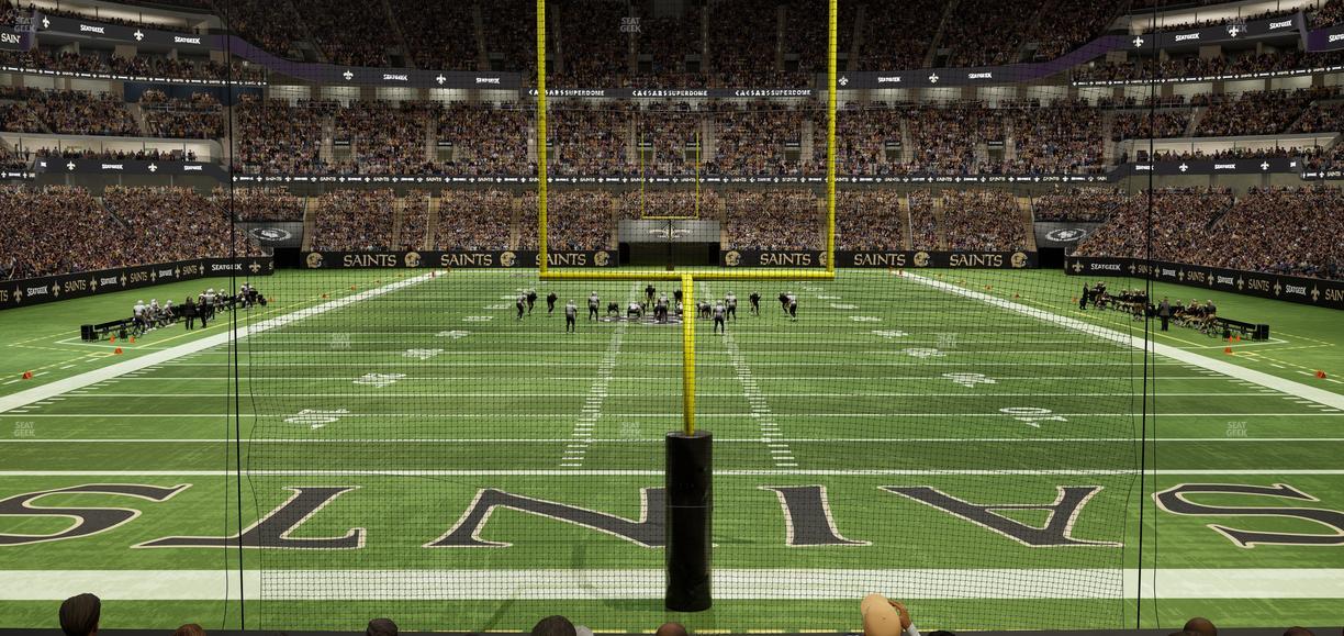 Caesars Superdome - Section 156 Seat View