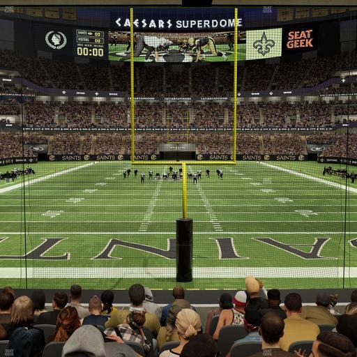 Caesars Superdome - Section 156 Seat View