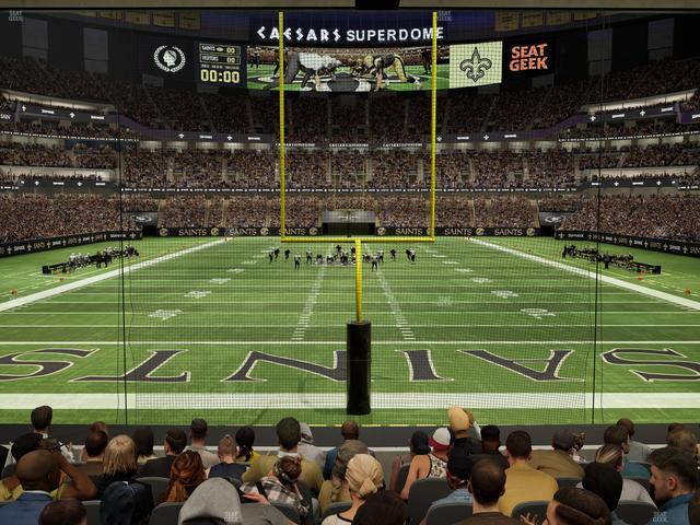 Caesars Superdome - Section 156 Seat View