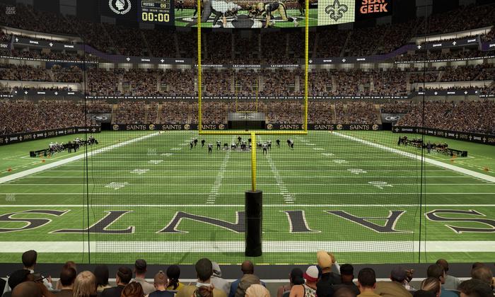 Caesars Superdome - Section 156 Seat View