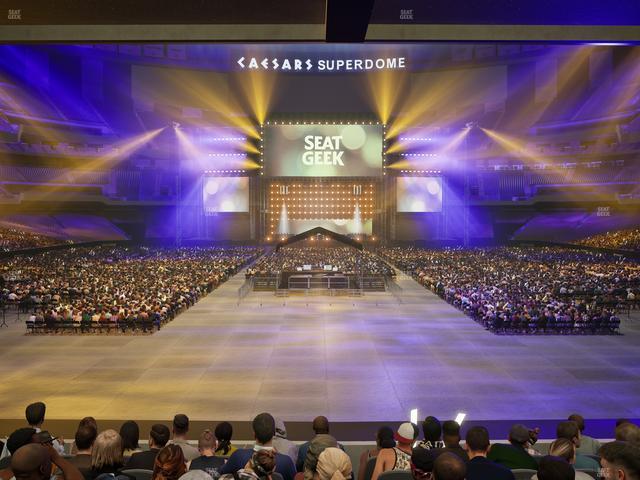 Caesars Superdome - Section 156 Seat View
