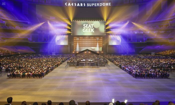 Caesars Superdome - Section 156 Seat View