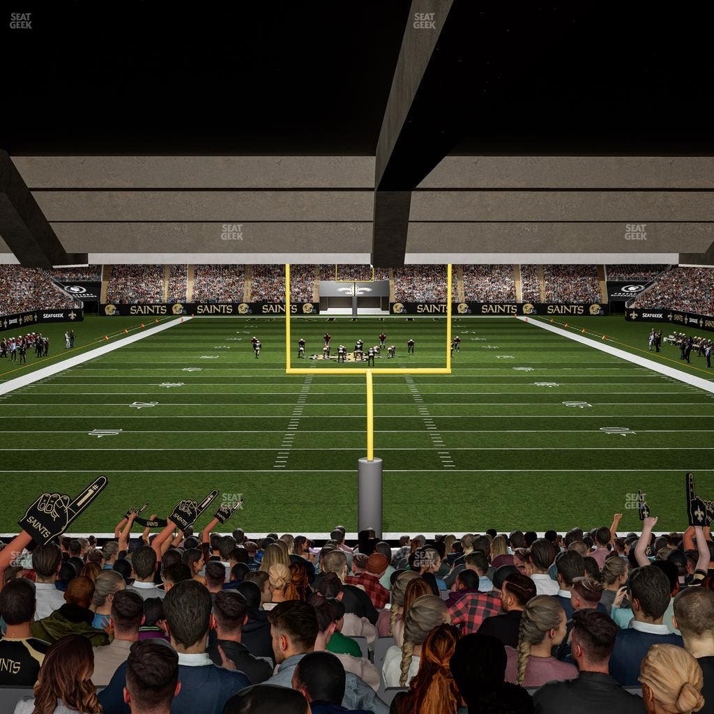 Caesars Superdome - Section 156 Seat View