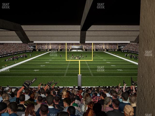 Caesars Superdome - Section 156 Seat View