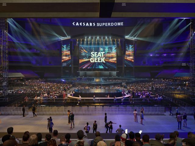 Caesars Superdome - Section 156 Seat View