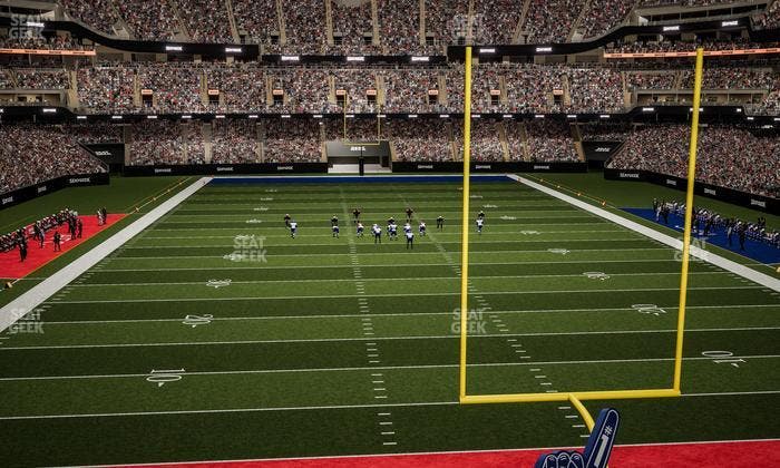 Caesars Superdome - Section 201 Seat View