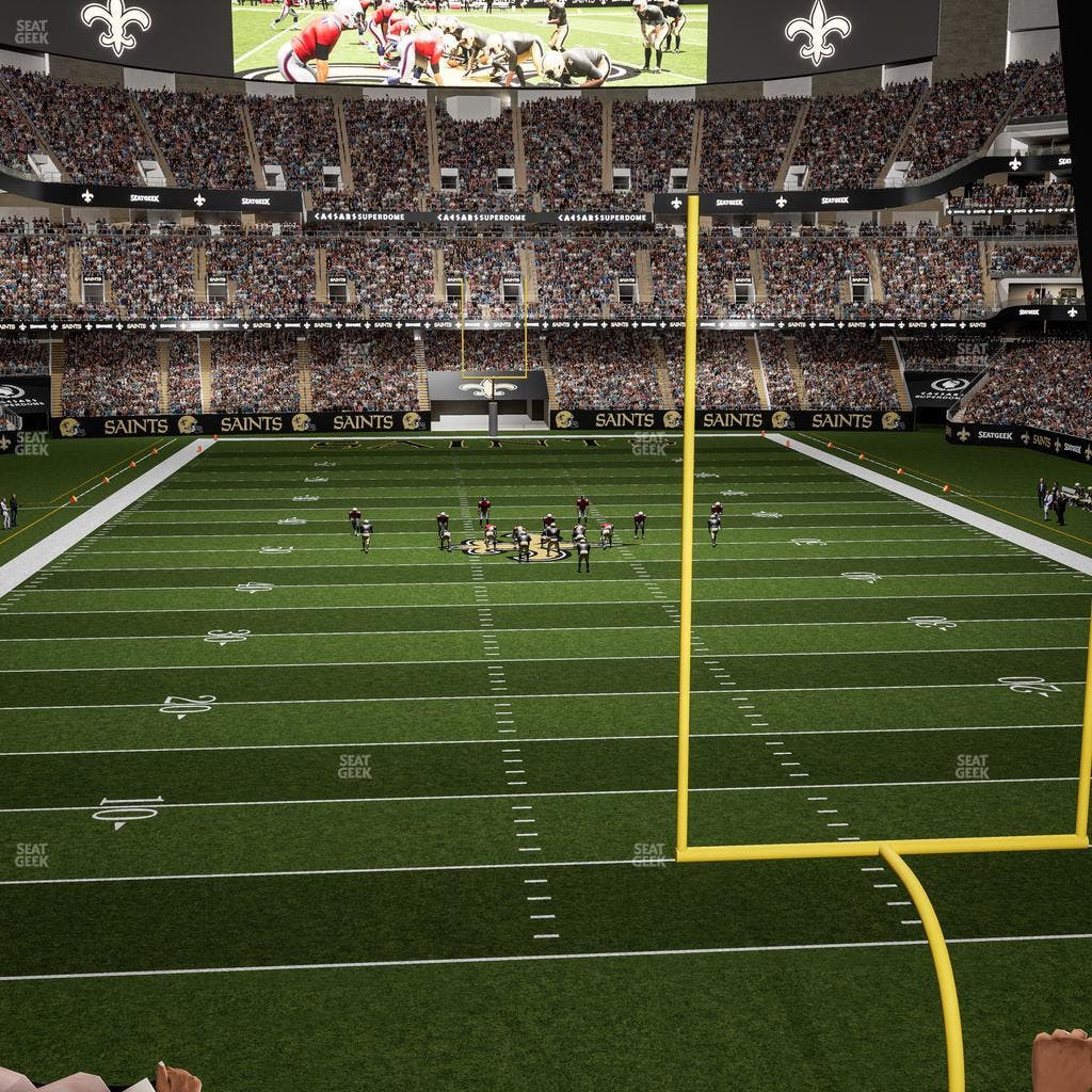 Caesars Superdome - Section 201 Seat View
