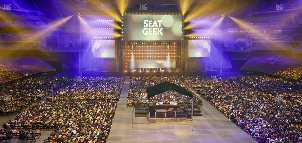 Caesars Superdome - Section 201 Seat View