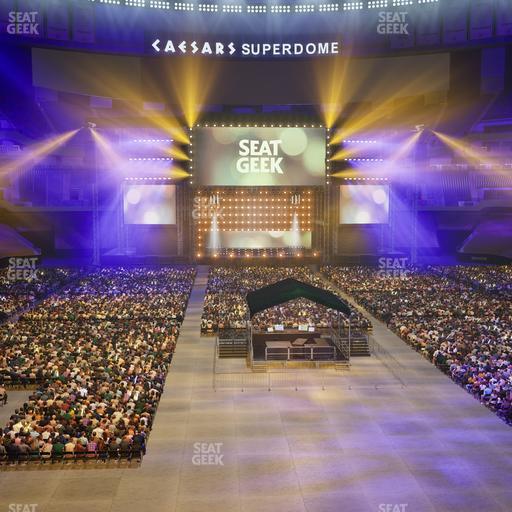 Caesars Superdome - Section 201 Seat View