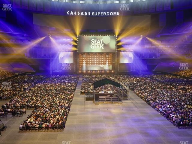 Caesars Superdome - Section 201 Seat View Caesars Superdome - Section 201 Seat View