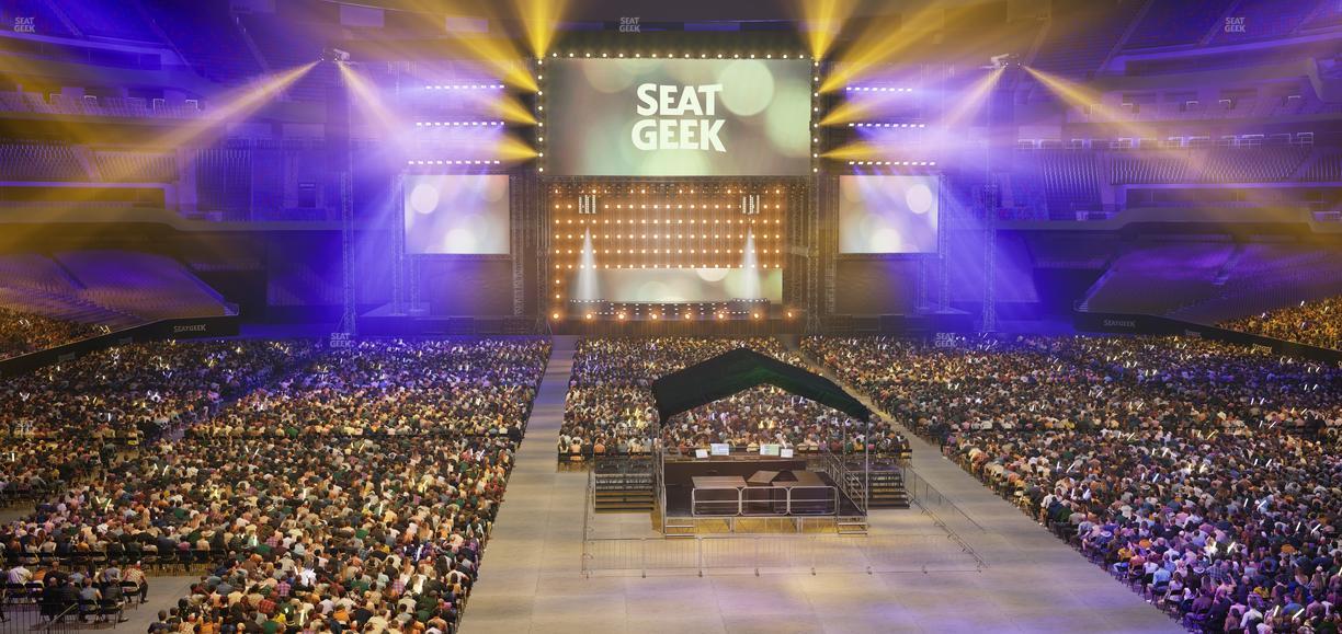 Caesars Superdome - Section 201 Seat View