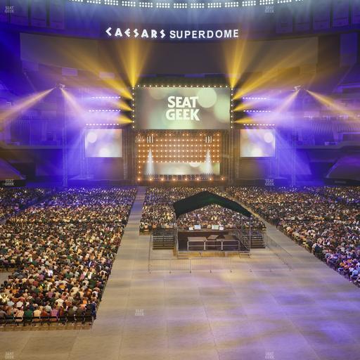 Caesars Superdome - Section 201 Seat View
