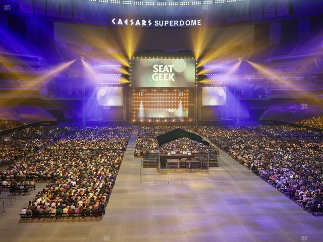 Caesars Superdome - Section 201 Seat View