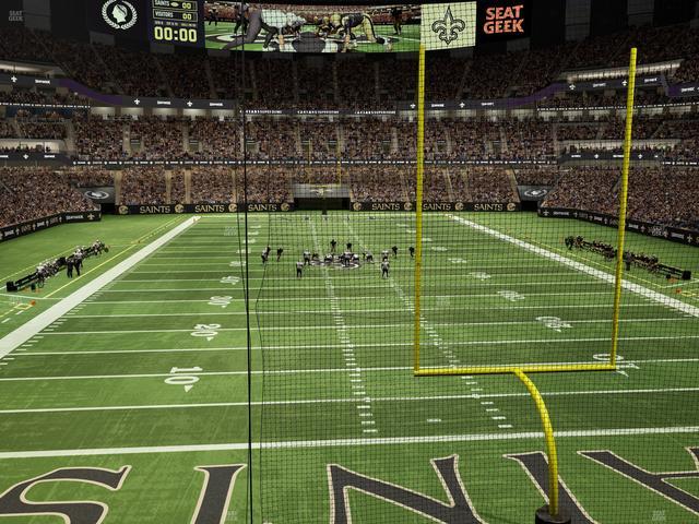 Caesars Superdome - Section 201 Seat View