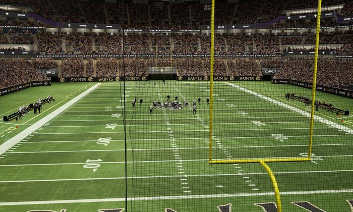 Caesars Superdome - Section 201 Seat View
