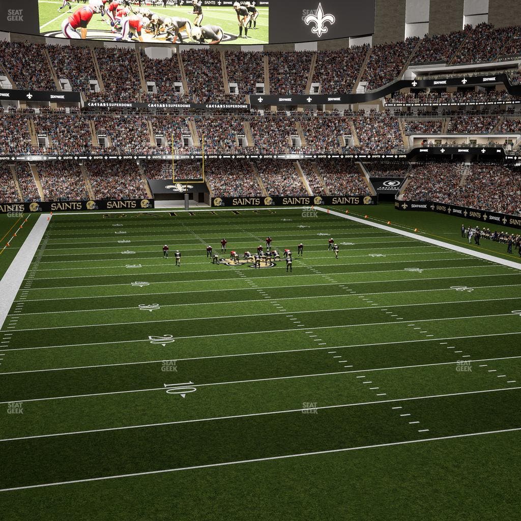 Caesars Superdome - Section 203 Seat View