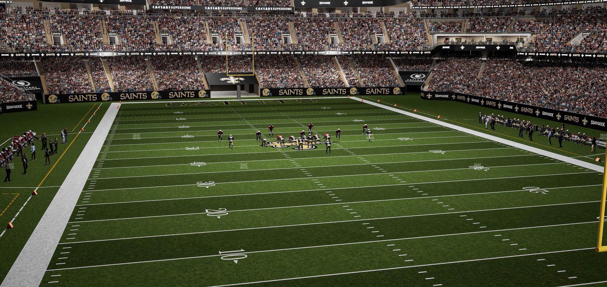 Caesars Superdome - Section 203 Seat View