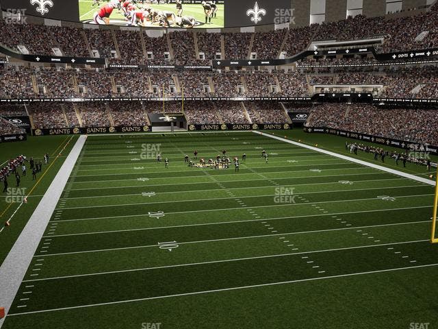 Caesars Superdome - Section 203 Seat View