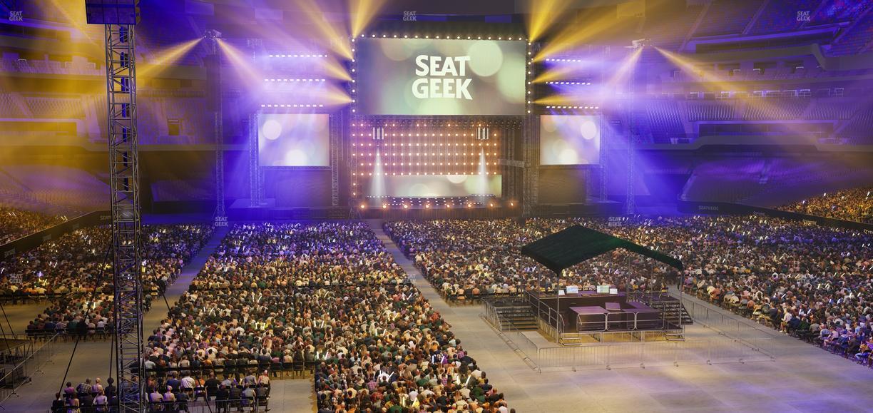 Caesars Superdome - Section 203 Seat View
