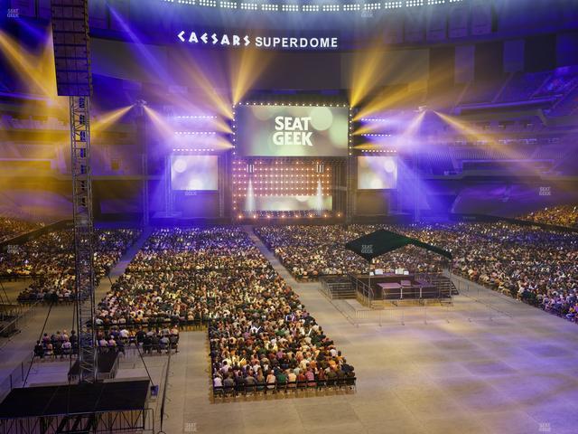 Caesars Superdome - Section 203 Seat View