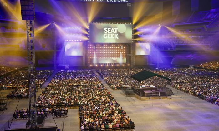 Caesars Superdome - Section 203 Seat View