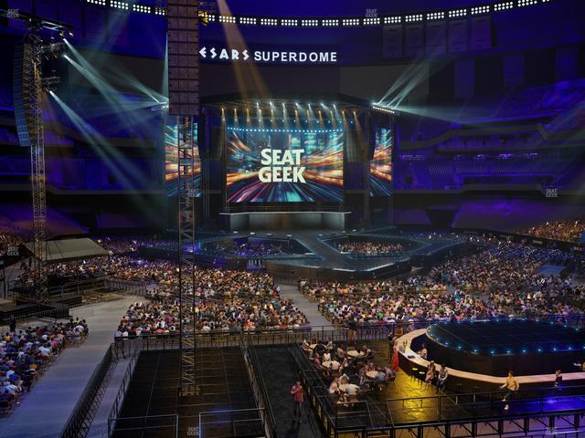 Caesars Superdome - Section 203 Seat View