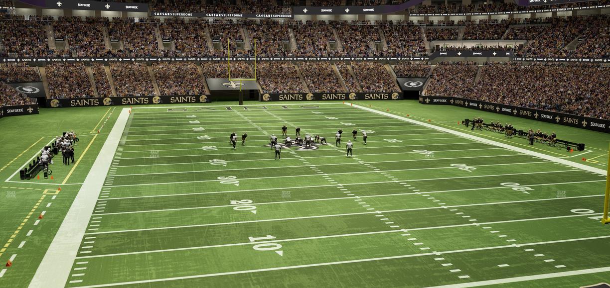 Caesars Superdome - Section 203 Seat View
