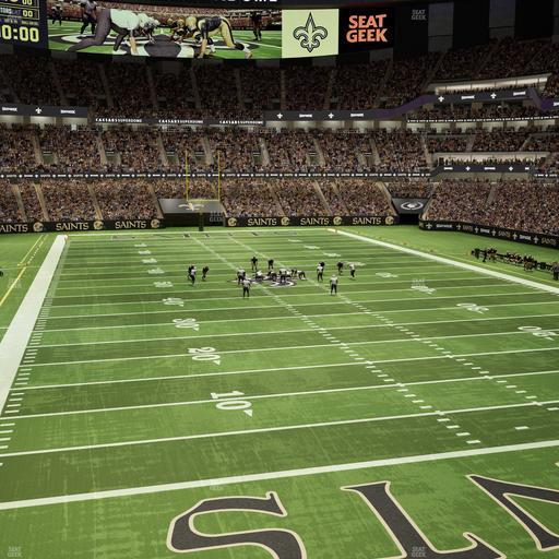 Caesars Superdome - Section 203 Seat View