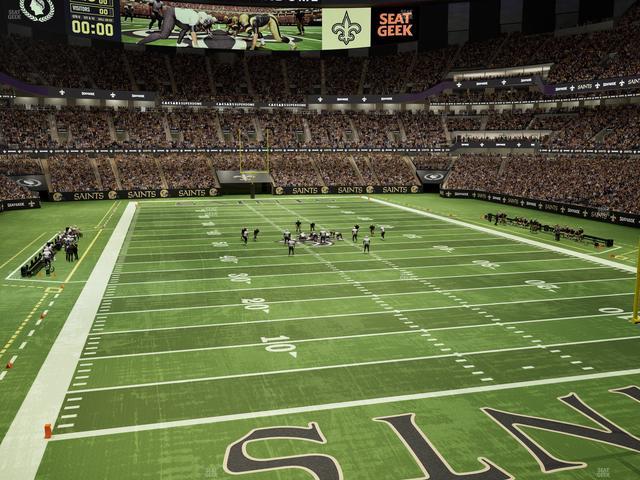 Caesars Superdome - Section 203 Seat View