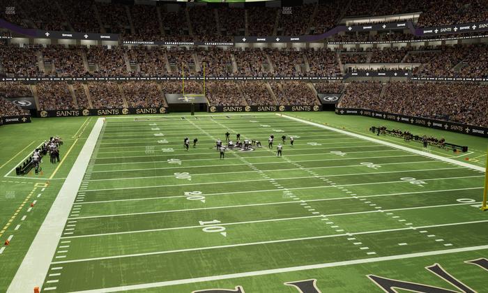 Caesars Superdome - Section 203 Seat View