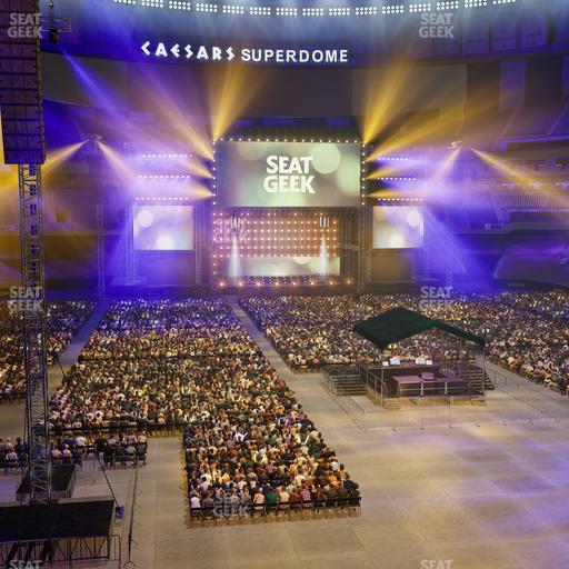 Caesars Superdome - Section 203 Seat View