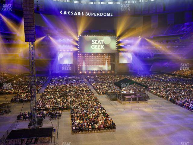 Caesars Superdome - Section 203 Seat View Caesars Superdome - Section 203 Seat View