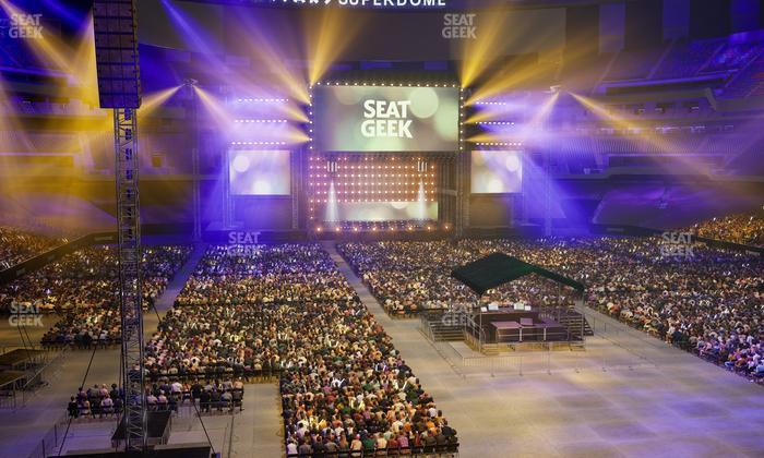 Caesars Superdome - Section 203 Seat View